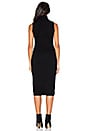 view 3 of 3 Sleeveless Turtleneck Dress in Black