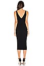 view 3 of 3 Double V Bodycon Dress in Black