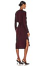 view 3 of 3 Wrap 'N Tie Dress in Prune