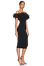 view 2 of 3 Tulle off-the-shoulder Dress in Black