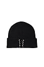 view 4 of 4 BONNET LACÉ in Black