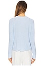view 3 of 4 Scallop Shaker Sweatshirt in Freeze