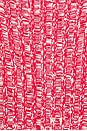 view 5 of 5 BLUSA CREW TRICOT LADDER COM ACABAMENTO CONTRASTANTE in Scarlet Combo