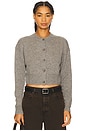 view 1 of 4 Cropped Cardigan in Cement