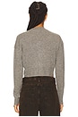 view 3 of 4 Cropped Cardigan in Cement