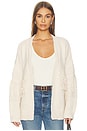 view 1 of 4 Fringe Oversized Cardigan in Sand
