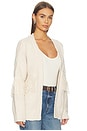 view 2 of 4 Fringe Oversized Cardigan in Sand