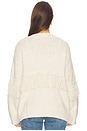 view 4 of 4 Fringe Oversized Cardigan in Sand