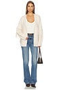 view 5 of 4 Fringe Oversized Cardigan in Sand