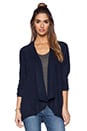 view 1 of 3 Drape Cardigan in Navy