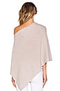 view 3 of 3 Cropped Poncho in Bone