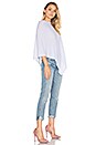 view 2 of 3 Cropped Poncho in Tranquility