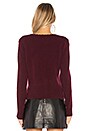 view 3 of 4 SUÉTER CORTO ENVEJECIDO in Burgundy