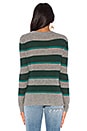 view 3 of 4 Rugby Stripe Sweater in Cement, Pine & Billiard