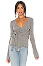 view 1 of 4 x REVOLVE Asymmetric Tie Sweater in Cement