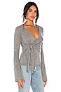 view 2 of 4 x REVOLVE Asymmetric Tie Sweater in Cement