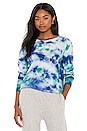 view 1 of 4 Tie Dye Crew Sweater in Maritime Combo