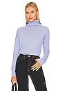 view 1 of 4 Relaxed Mock Neck Sweater in Periwinkle