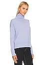 view 2 of 4 Relaxed Mock Neck Sweater in Periwinkle