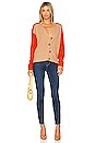 view 4 of 4 GILET COLOR BLOCK in Bright Combo