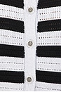 view 5 of 5 КАРДИГАН in Platinum & Black