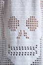 view 4 of 4 Hand Crochet Skull Tank in Bleach White