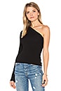 view 2 of 4 One Shoulder Top in Black