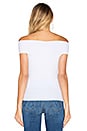 view 3 of 4 Criss Cross Off Shoulder Top in White