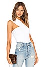 view 1 of 4 One Shoulder Tube Top in White