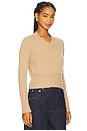 view 2 of 4 V Neck With High Cuffs in Cork