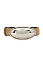 view 4 of 3 Oval Plaque Belt in Tan