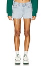 view 1 of 6 Cropped Denim Short in Blue