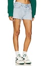 view 2 of 6 Cropped Denim Short in Blue