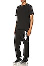 view 5 of 5 Graphic Sweatpant in Black