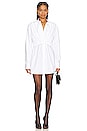 view 1 of 3 Shirt Dress in White
