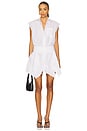 view 1 of 3 Cut Off Double Shirt Dress in White