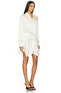 view 2 of 3 Cut Off Double Shirt Dress in Ivory