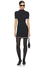 view 1 of 3 Logo Ribbed Dress in Black
