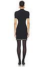 view 3 of 3 Logo Ribbed Dress in Black