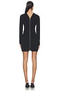 view 3 of 3 Continuous Zipper Mini Dress in Black