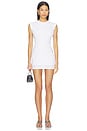view 1 of 3 Twisted Bust Mini Dress in White
