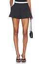 view 1 of 6 High Rise Short With Logo Elastic in Black
