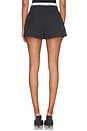 view 4 of 6 High Rise Short With Logo Elastic in Black