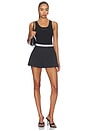 view 5 of 6 High Rise Short With Logo Elastic in Black