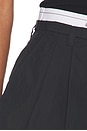 view 6 of 6 High Rise Short With Logo Elastic in Black