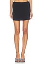 view 1 of 6 Mid-Rise Mini Skort in Black