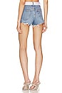 view 3 of 4 Logo Webbing High Rise Bite Short in Light Indigo