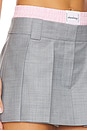 view 6 of 6 Prestyled Pleated Skort With Boxer in Light Heather Grey