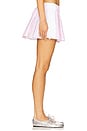 view 3 of 6 Pleated Boxer Short in Light Pink & Mauve