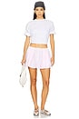 view 5 of 6 Pleated Boxer Short in Light Pink & Mauve